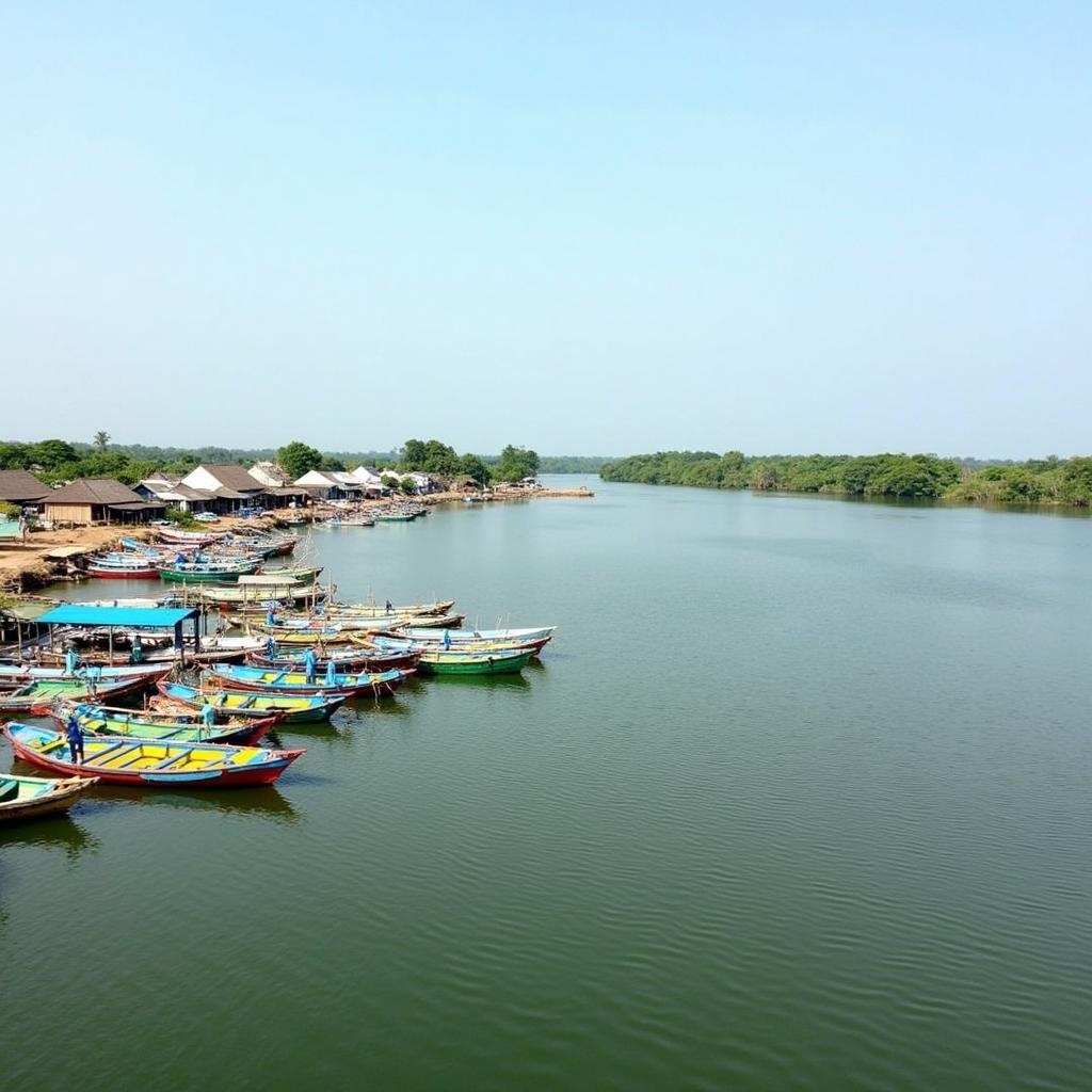 Khung canh lang chai xa Thanh An Huyen Can Gio Thanh pho Ho Chi Minh binh yen
